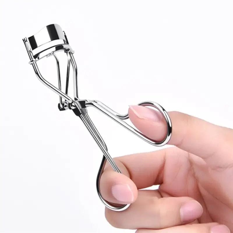 Stainless Steel Eyelash Curler, Eye Lash Curling Applicator, Natural Curly Cosmetic Clip, Cosmetic Makeup Eyelash Curler, Folding False Eyelashes Curling Clip
