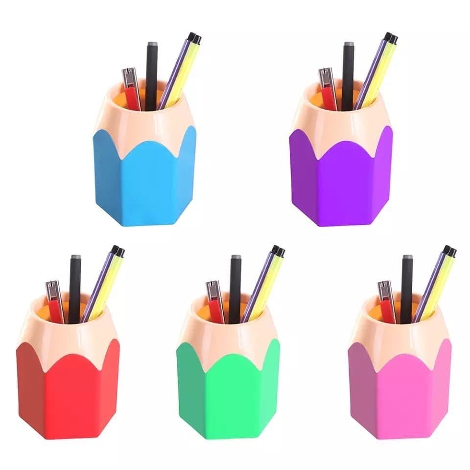 Creative Pencil Shape Vase, Pencil Shaped Pen Holder, Pencil Tip Design Pen Cup, Creative Pen Pencil Container, Container for Desk Accessories