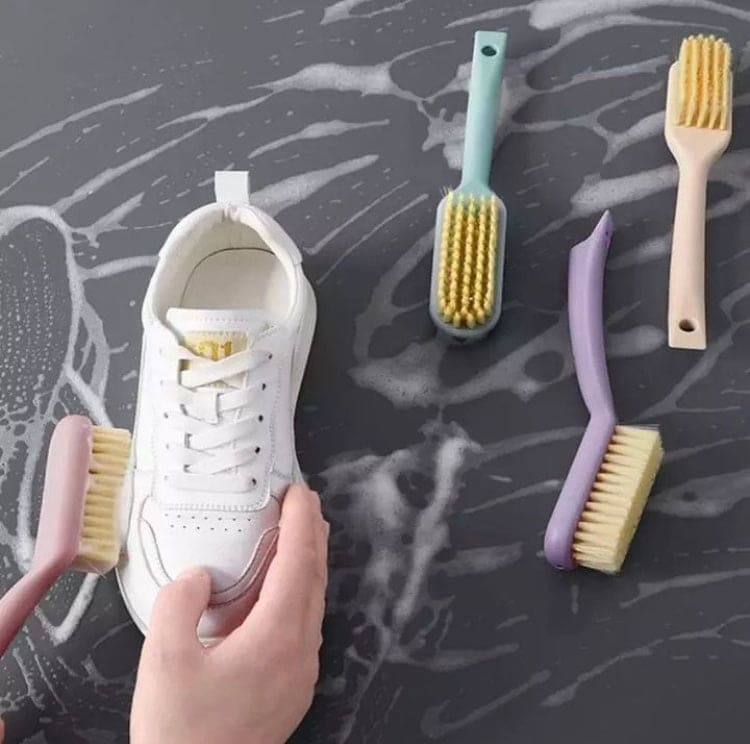 Multifunctional Shoes Brush, Sneaker Boot Shoes Brushes Cleaner, Anti Deform Long Handle Shoe Cleaner Brush, Household Cleaning Brush, Multi-Function Clothes Brush