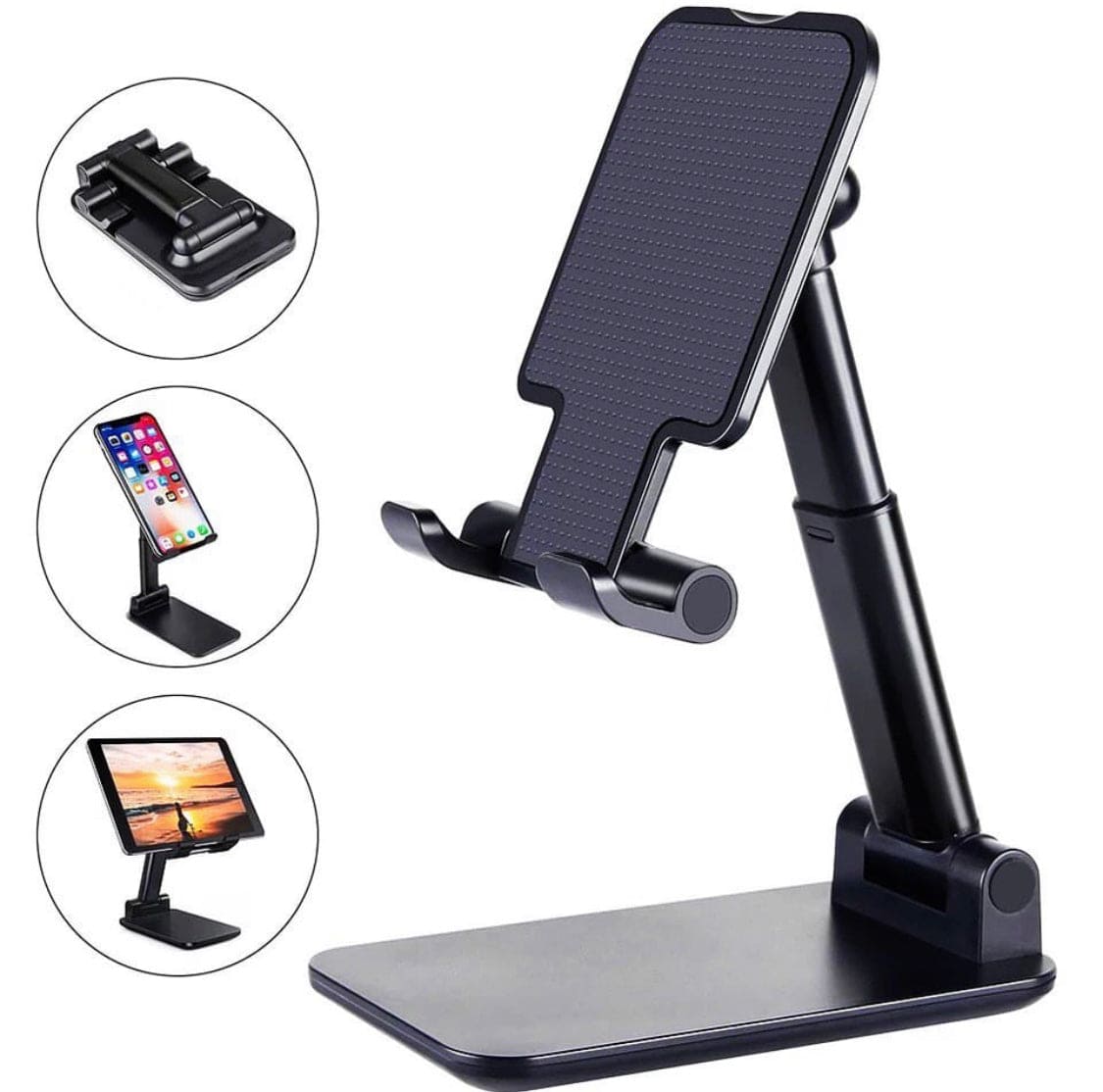 Portable Foldable Mobile Phone Bracket, Adjustable Cell Phone Stand Tablet Holder, Desktop Lifting Lazy Bracket, Universal Table Cell Phone Stand