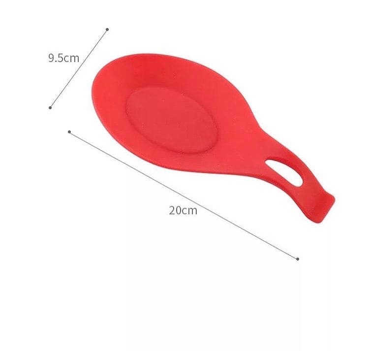 Food Grade Silicone Spoon Holder, Kitchen Utensil Holder, Heat Resistant Spoon