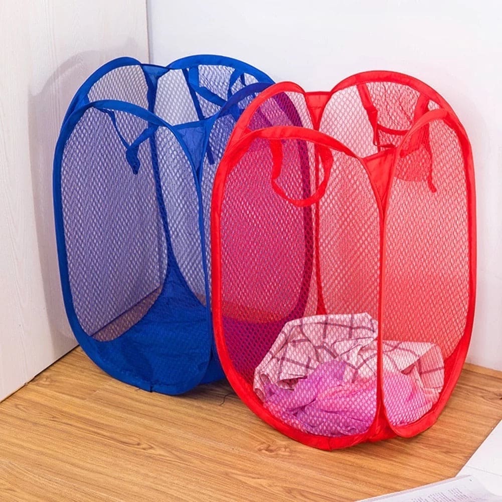 Laundry Basket, Dirty Clothes Storage Basket, Foldable Washing Basket Bag
