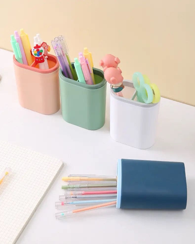 Multifunctional Simple Storage Pen Case, Makeup Desktop Nordic Office Organizer, Pencil Cosmetic Table Box, Multipurpose Student Stationery Box, School Office Stationery Stand