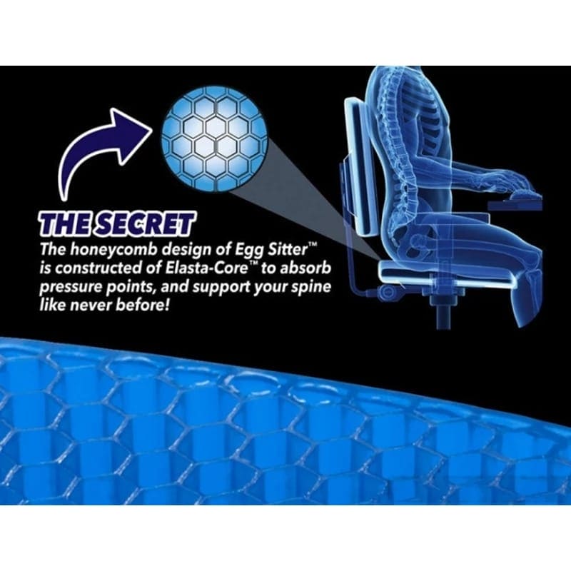 Flexible Silicone Gel Seat Breathable Car Cushion, Non-Slip Wear-Resistant Durable Soft Comfortable Cushion For Pressure Relief, Ice Pad Gel Cushion, Soft and Comfortable Outdoor Massage Office Chair Cushion