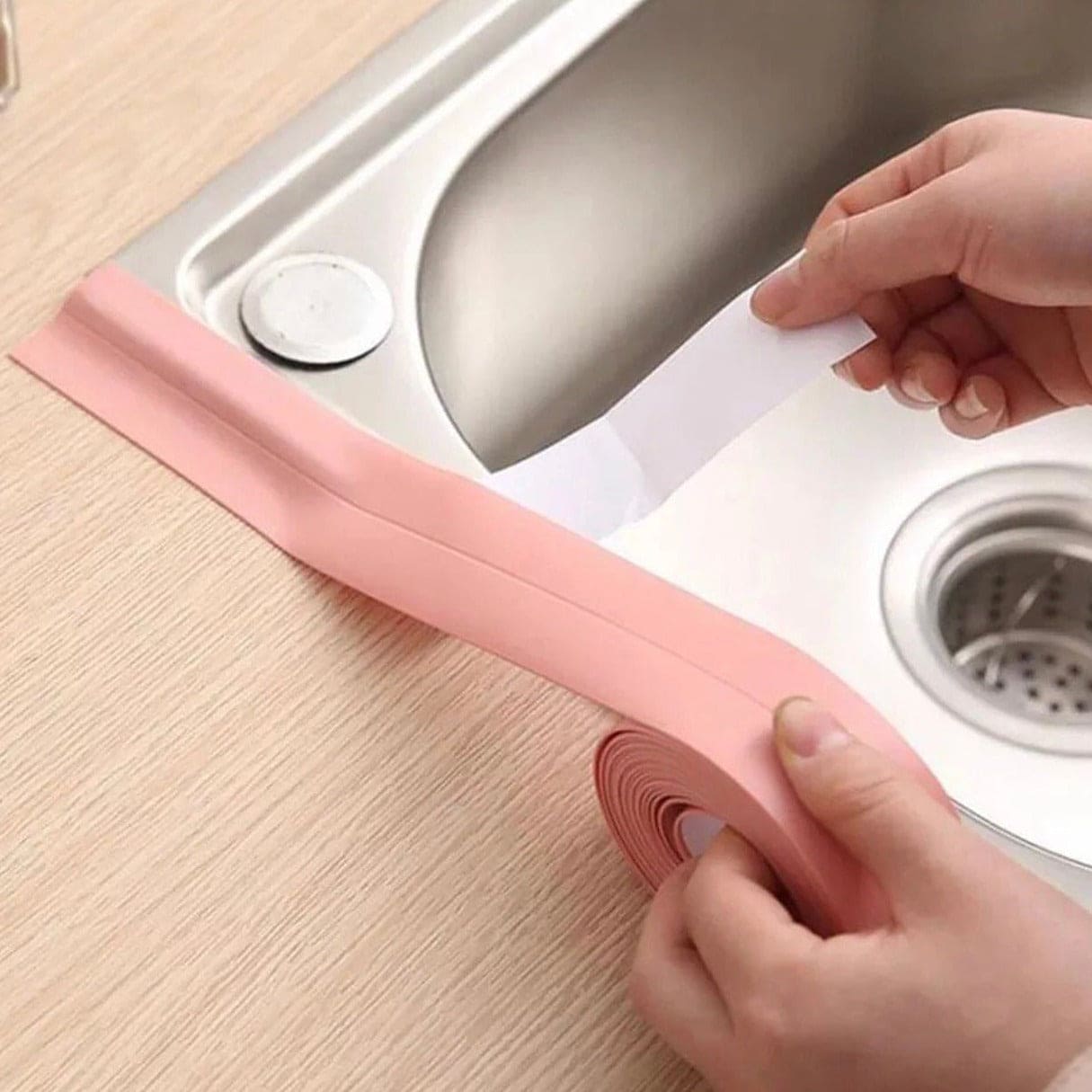 Kitchen Sink Strip Tape, Bathroom Kitchen Sealing Strip Stickers,  Shower Sink Bath Sealing Strip Tape, Water Proof Mould Proof Tape