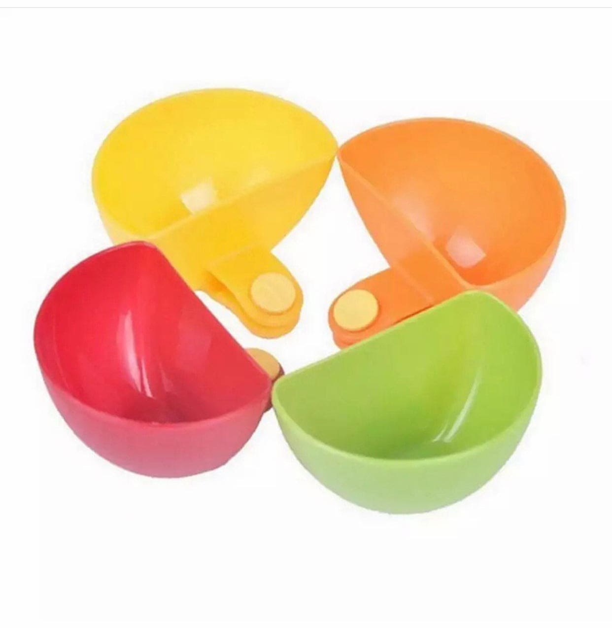 Plastic Clip on Dipping Dish For Sauces, Food Grade Sauce Cup, Kitchen Small Clip Seasoning Dish