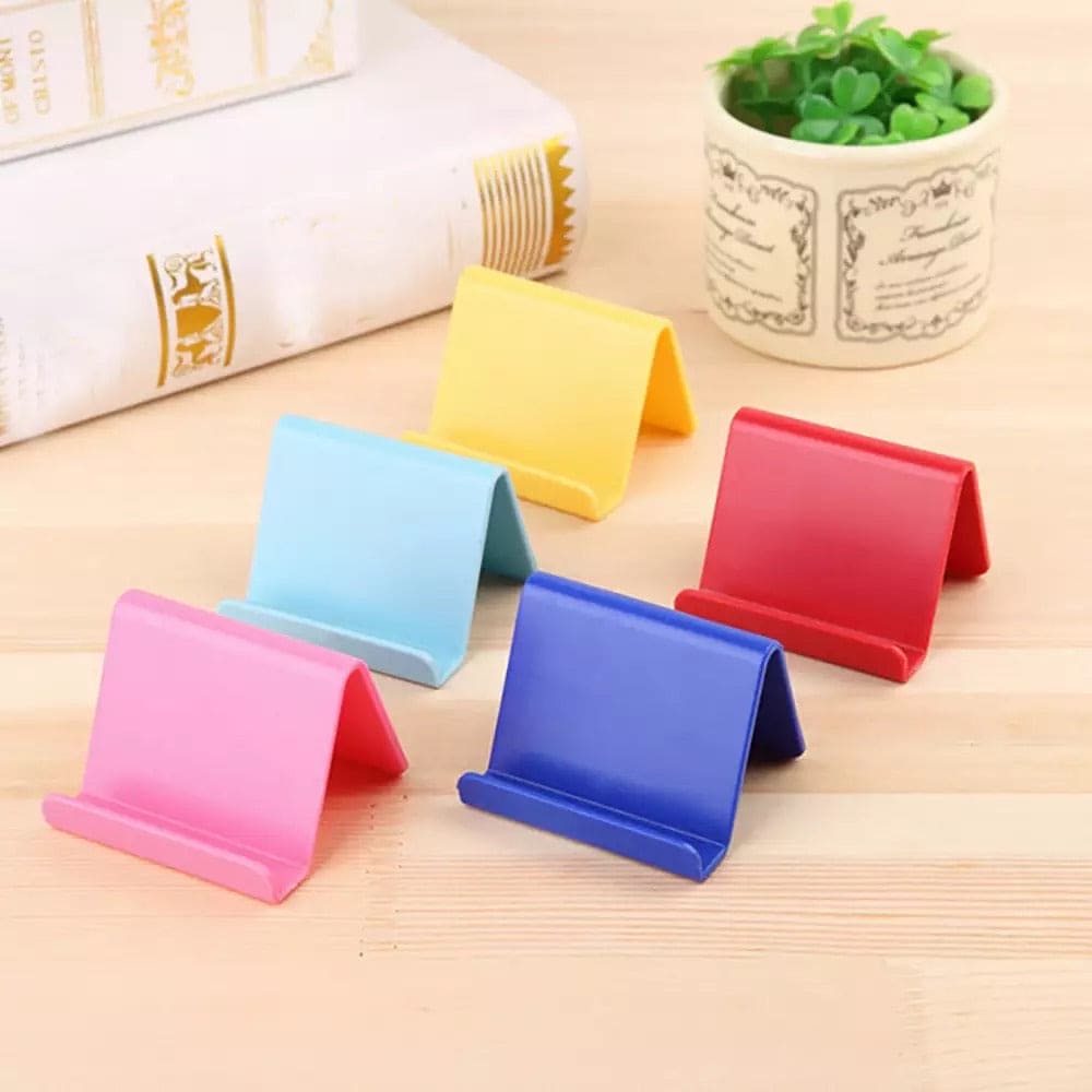 Set of 4 Colorful Phone Stand, Mobile Phone Holder, Mini Portable Holder