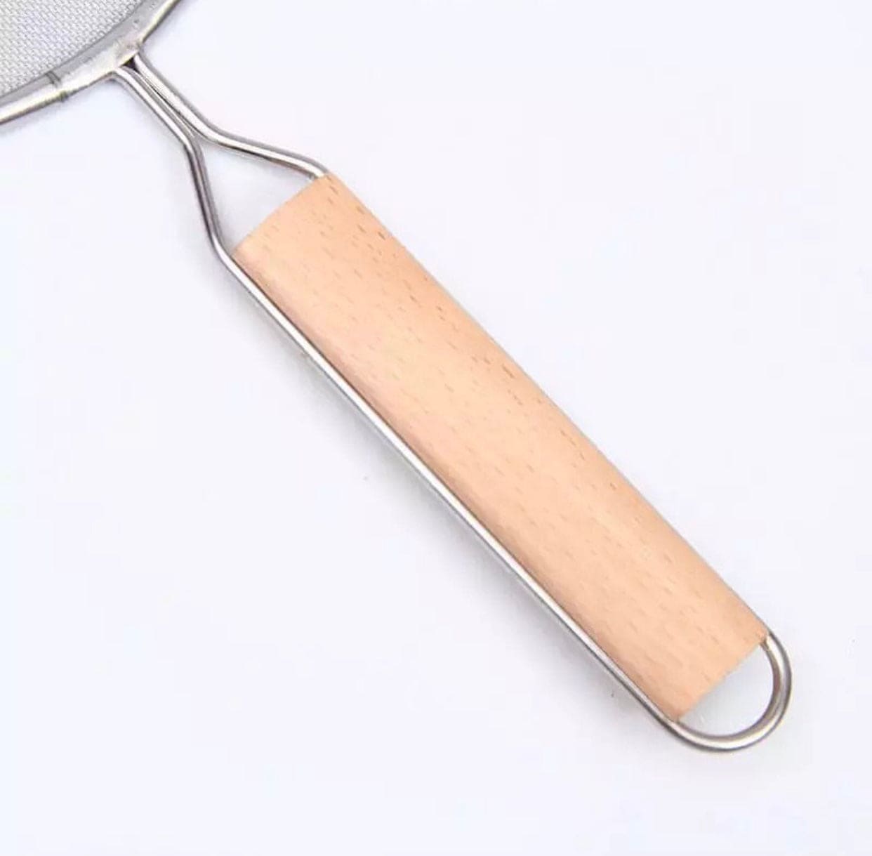 Stainless Steel Splatter with Wooden Handle, Screen For Frying Pans, Mesh Guard For Kitchen Cooking, Hot Oil Splash Splatter With Wooden Handle