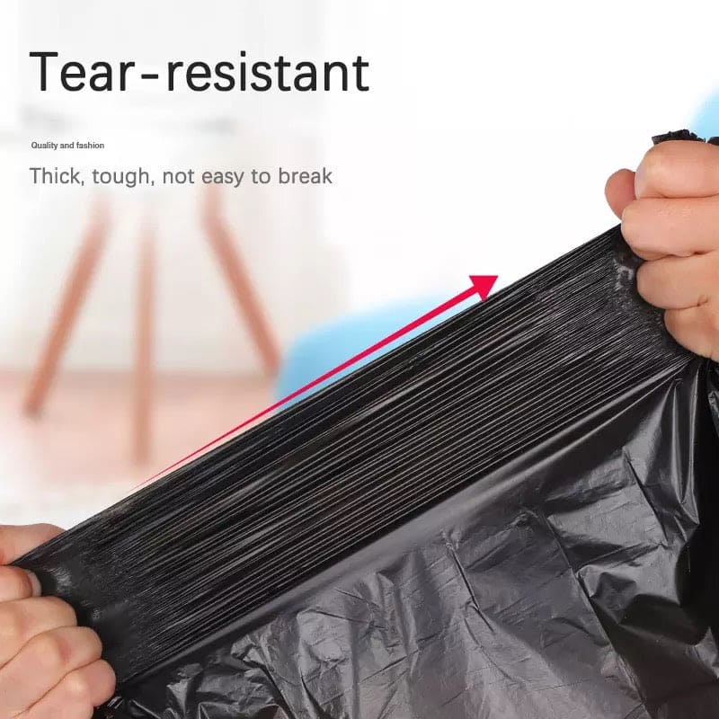 100Pcs/5 Rolls Domestic Garbage Bags, Waste Trash Bags For Kitchen, Strong Bearing Durable Trash Bags, Clean-up Plastic Trash Bags, Bathroom Trash Can Liners For Bedroom