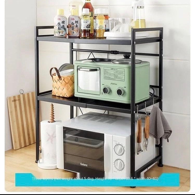 Multifunctional Microwave Oven Shelf, Kitchen Oven Rack, Storage Shelf