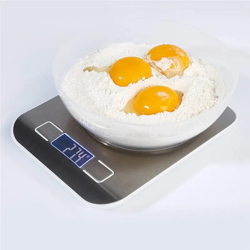 Digital Kitchen Scale, Multifunction LCD Display Kitchen Scale, Stainless Steel Measuring Scale, Rechargeable Steel Food Weighting Scale, Household Kitchen Scale, Portable Precision Scales