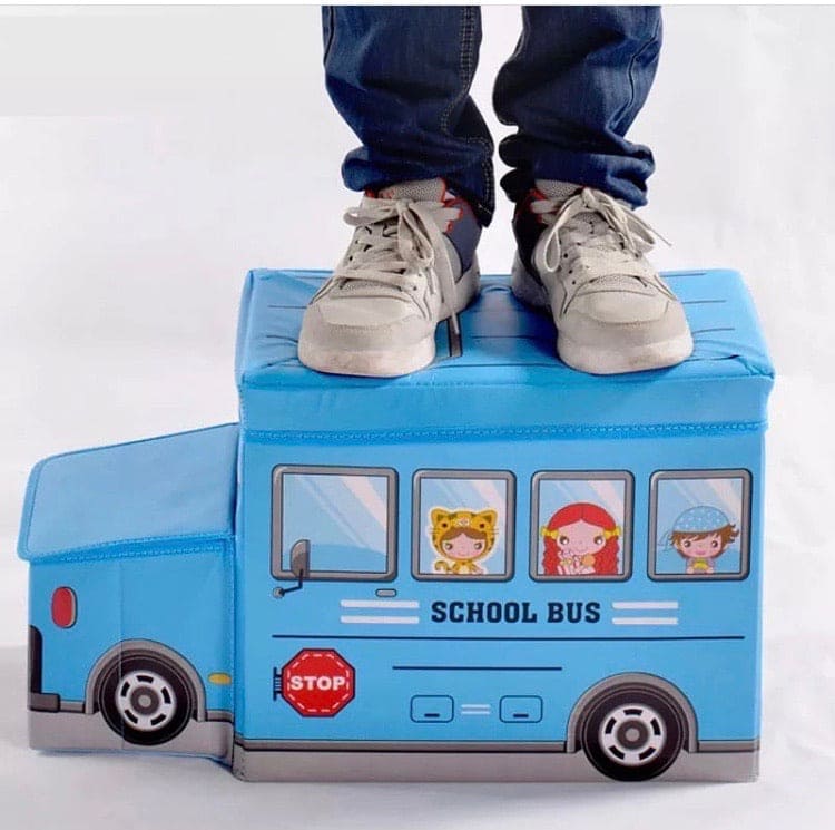 Foldable School Bus Storage Box