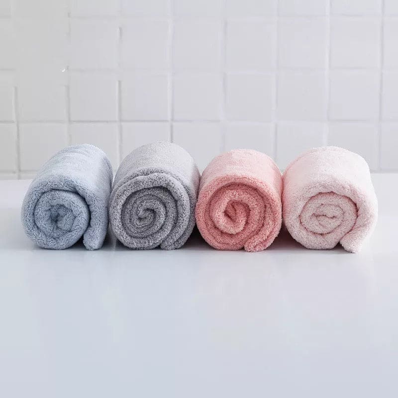 Microfiber Snap Dry Hair Cap, Turbine Hair Dryer Cap Towel, Water Absorbent Terry Head, Dry Hair Cap, New Style Hair Wrap Cap Towel