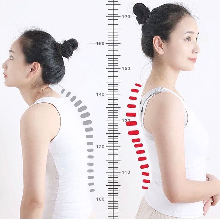 Vibration Reminder Back Posture Corrector, Upper Back Brace Correction Trainer, Back Pain Support Device