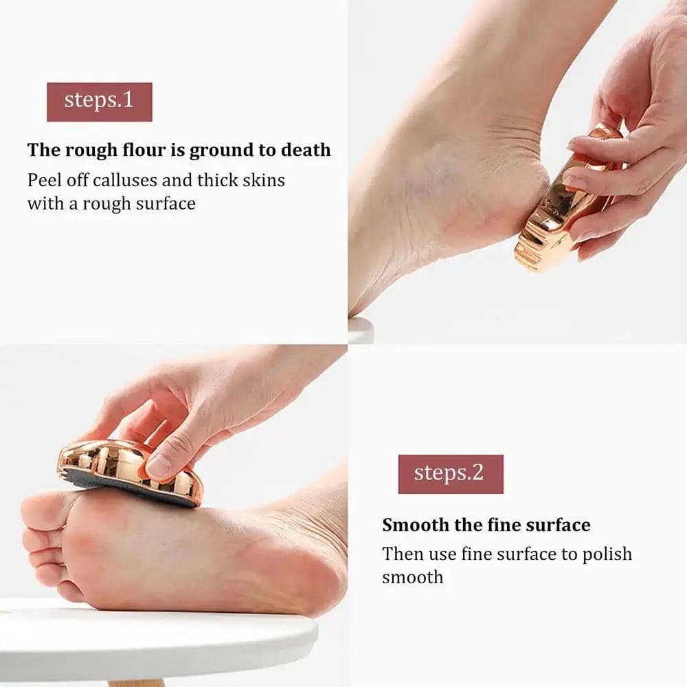 Foot Shape Foot Filer, Manual Callus Remover, Feet Heel Scraper, Shower Foot Scrubber Pedicure Tools