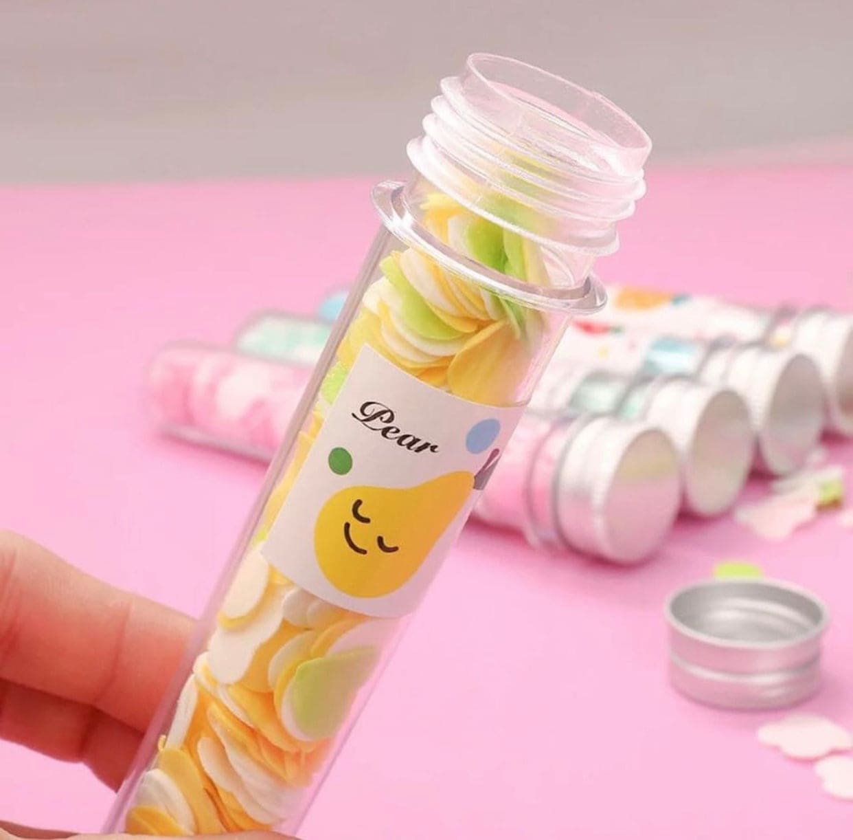 Fruit Paper Soap, Scented Tube Soap, Tube Paper Soap With Metal Cap, Hand Paper Soap