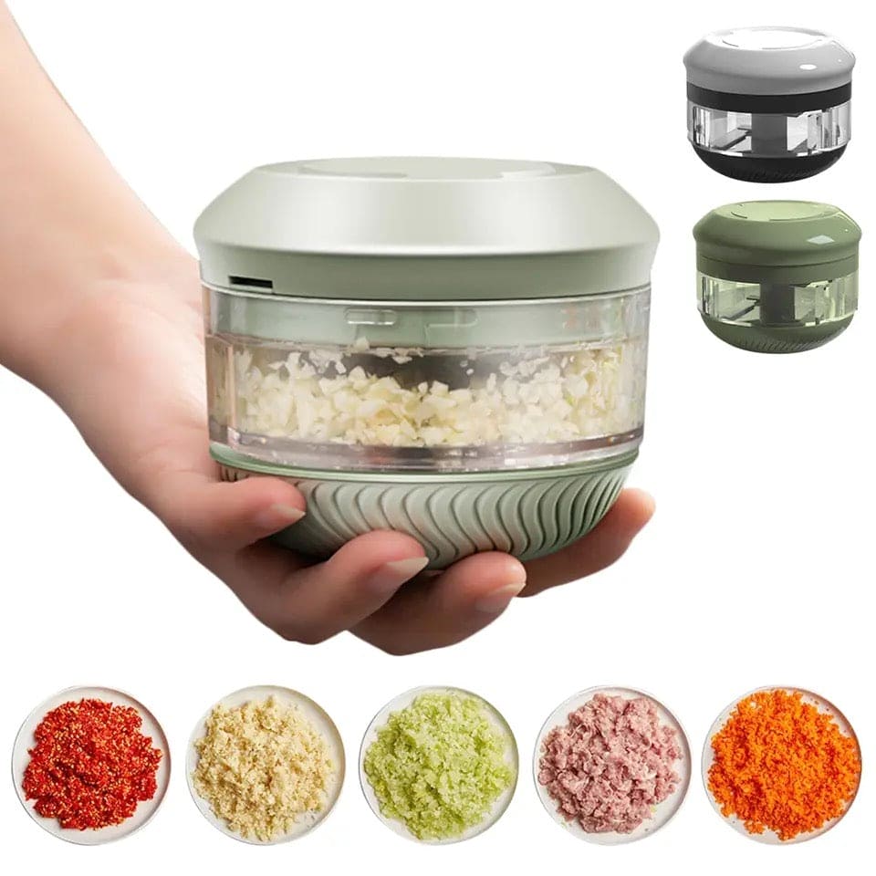 Mini Rotating Food Grinder, Manual Garlic Chopper, Mini Rotating Grinder Food Twister, Handheld Fruits Mincer, Mini Manual Food Chopper, Manual Mashed Garlic Food Processor, Multifunctional Vegetable Chopper, Mini Grinder Cutter, Household Kitchen Gadget