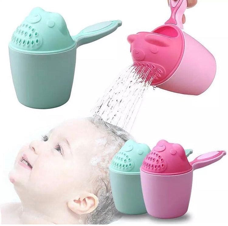 Cute Baby Shower Cup, Baby Bath Rinse Cup, Cartoon Shampoo Rinse Cup