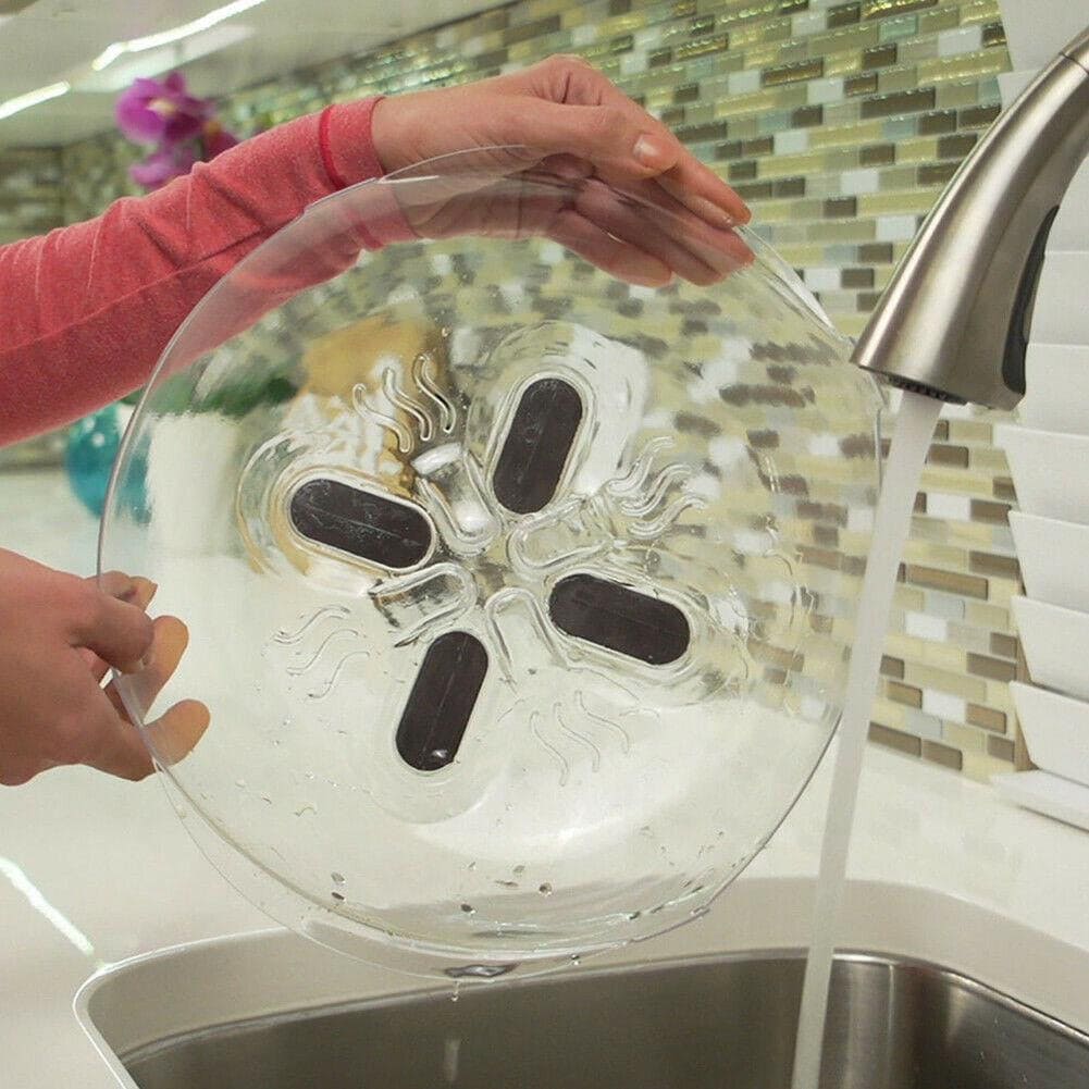 Magnetic Microwave Splatter Cover, Microwave Hover Cover