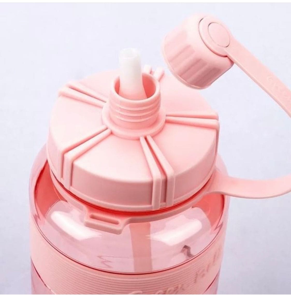 1500ml Large Capacity Water Bottle, BPA Free Kettle With Straw, Handy Waters Bottle For Gym And Office