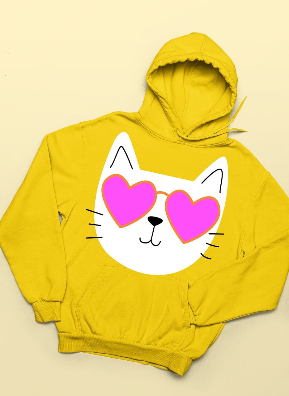 Catty Eyes Winter Warm Hoodies And Sweatshirts