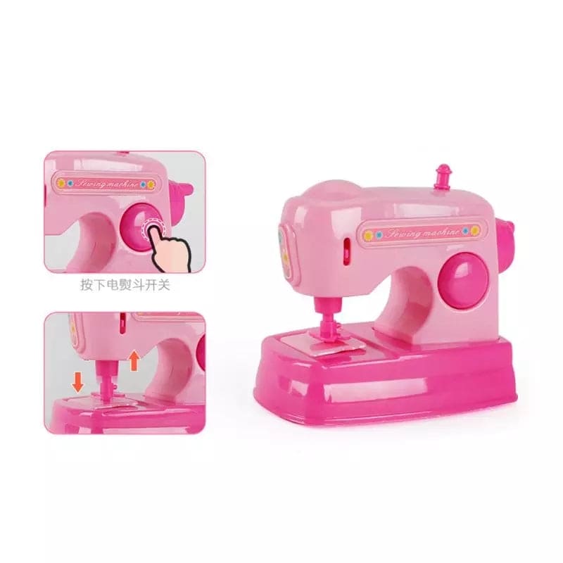 Children Kid Mini Electrical Sewing Machine Toy, Miniature Household Kids Toys, Education Gifts For Girls