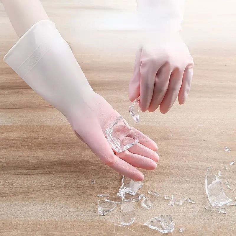 1 Pair Silicone Cleaning Gloves, Dishwashing Cleaning Gloves, Silica Gel Cleaning Gloves Scrubber, Multifunction Silicone Cleaning Gloves, Durable Scrubber Rubber Gloves, Waterblock Reusable Household Cleaning Gloves