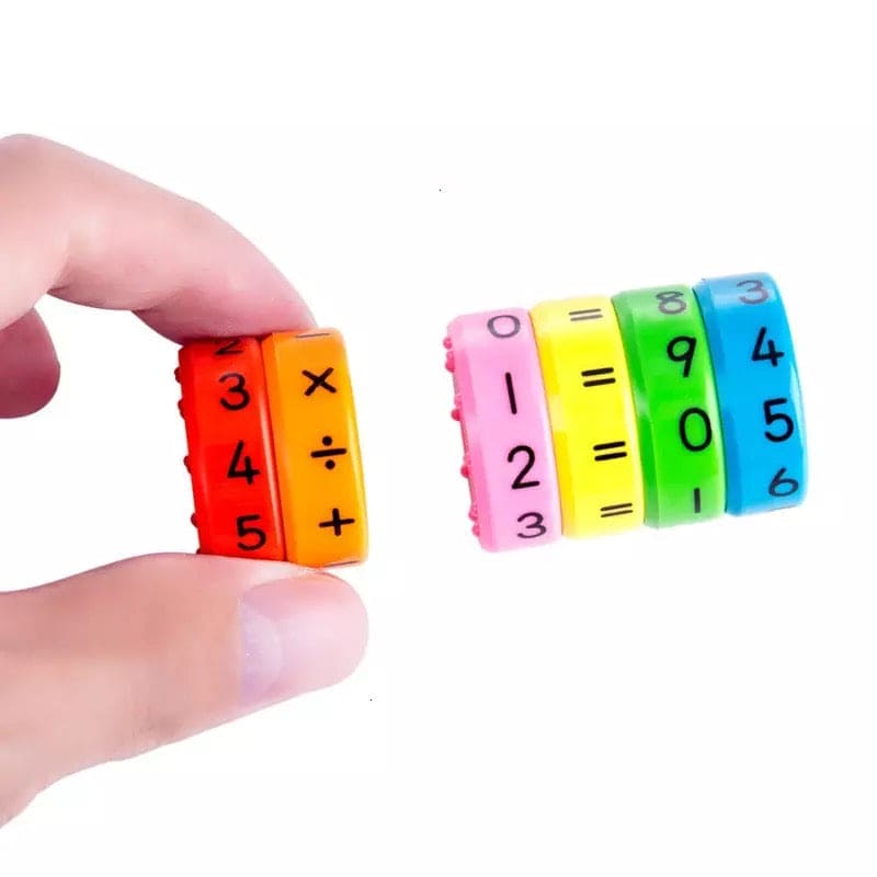 Magnetic Educational Plastic Toy For Children, 6 Pcs Magnetic Math Assembling Puzzle, Educational Block Calculate Game For Kids