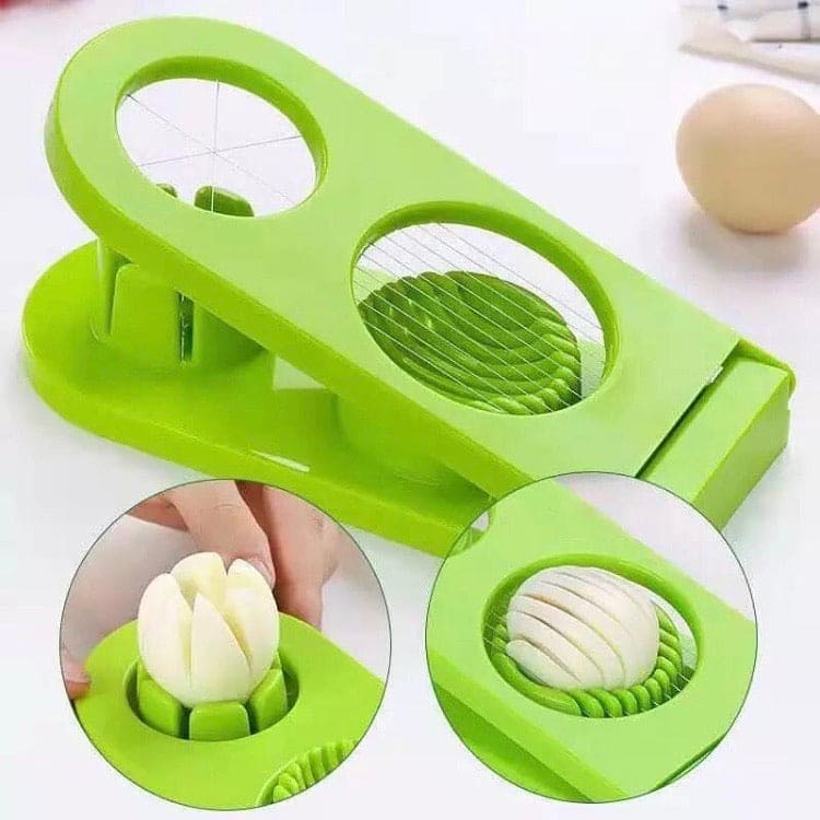 2 in 1 Multifunctional Egg Slicer, Egg Wedger, Egg Cutter