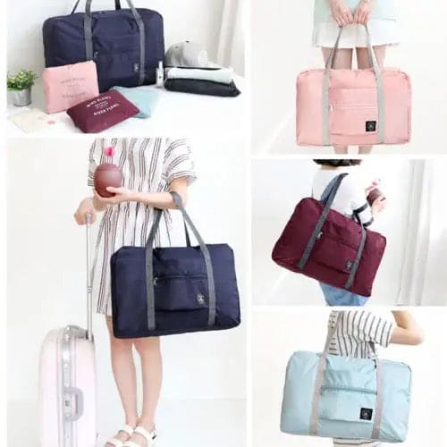 Single Shoulder Travel Bag, Multifunctional Folding Travel Bag, Large Capacity Fashion Travel Bag, Travel Luggage Organizer, Travel Pouch Hand Bag, Multifunctional Large Capacity Suitcase Organizer Bag