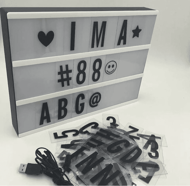 Cinematic Cinema Led lightbox, Led Message Box, Message Light Box