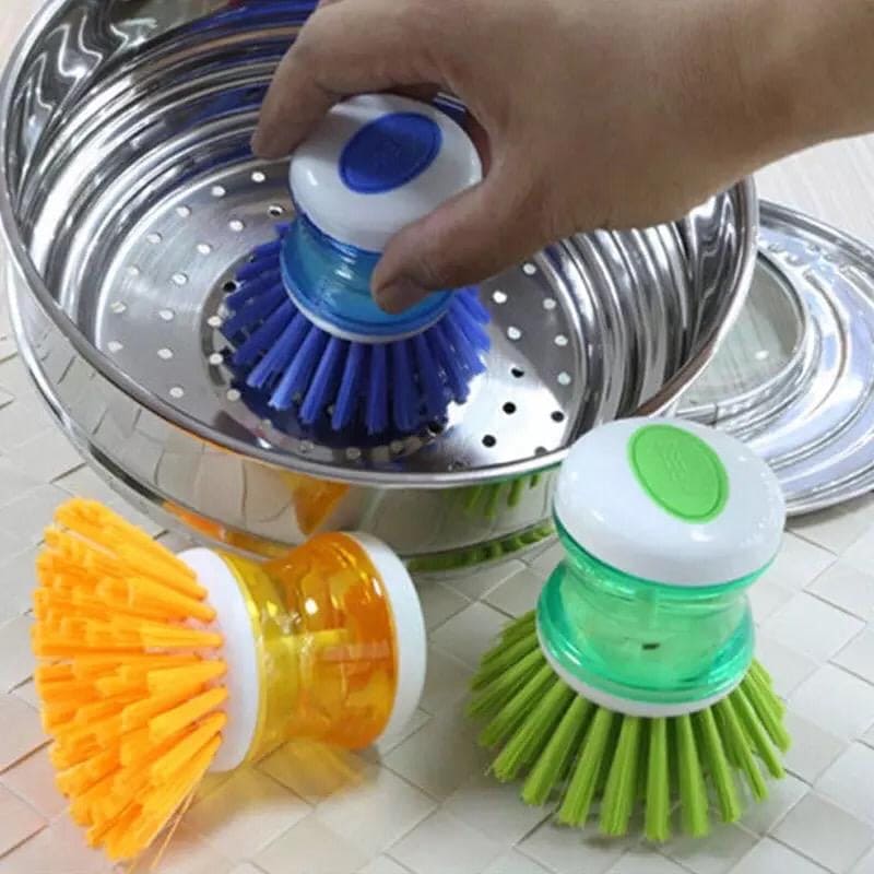 Soap Dispensing Palm Brush, Kitchen Cleaning Brush, Utensil Cleaner
