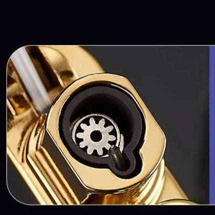 Dragon Dual Flame Lighter, Inflatable Windproof Jet Turbo Lighter, Metal Double Flame Lighter, Open Fire Conversion Lighter, Creative Double Fire Flame Lighter, Butane Cigarette Lighter