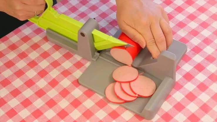 New Vegetable and meat Cutter, Multipurpose Vegetable Food Slicer, Adjustable Mandoline Slicer for Kitchen, Potato Cutting Machine Kitchen Accessories