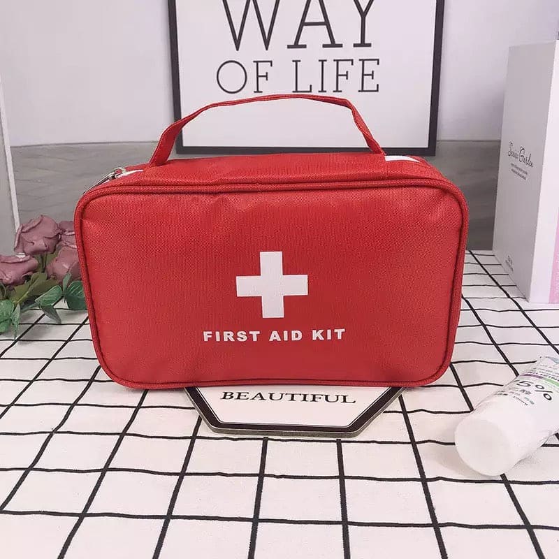 First Aid Medicine Bag, Large Capacity Portable Medicine Storage Bag, Outdoor First Aid Kit Organizer, Travel Empty Medicine Storage Bags, Emergency First Aid Kit Bag, Pill Survival Organizer, Portable Camping Car Medicine Kit, Car Home Emergency Bag