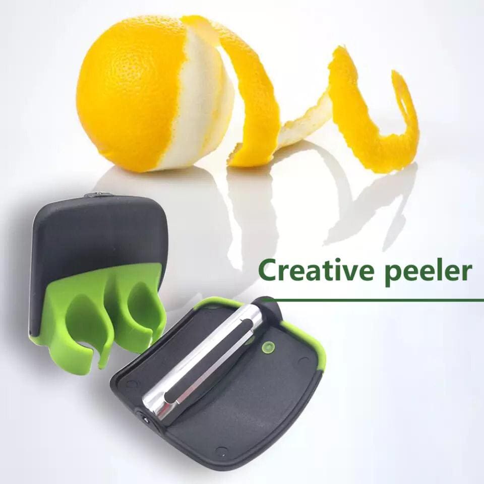 Durable Palm Peeler, Fruit Vegetable Hand Peeler, Blade Finger Grip Slicer