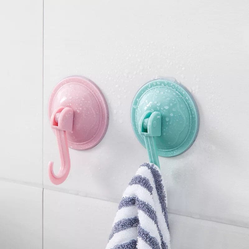 Suction Cup Wall Hook With Key Lock, Heavy Duty Shower Suction Cup Hook Wall