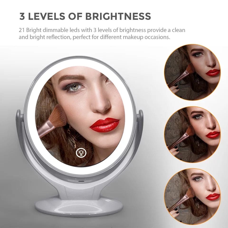 LED Magnifying Lighted Makeup Vanity Mirror