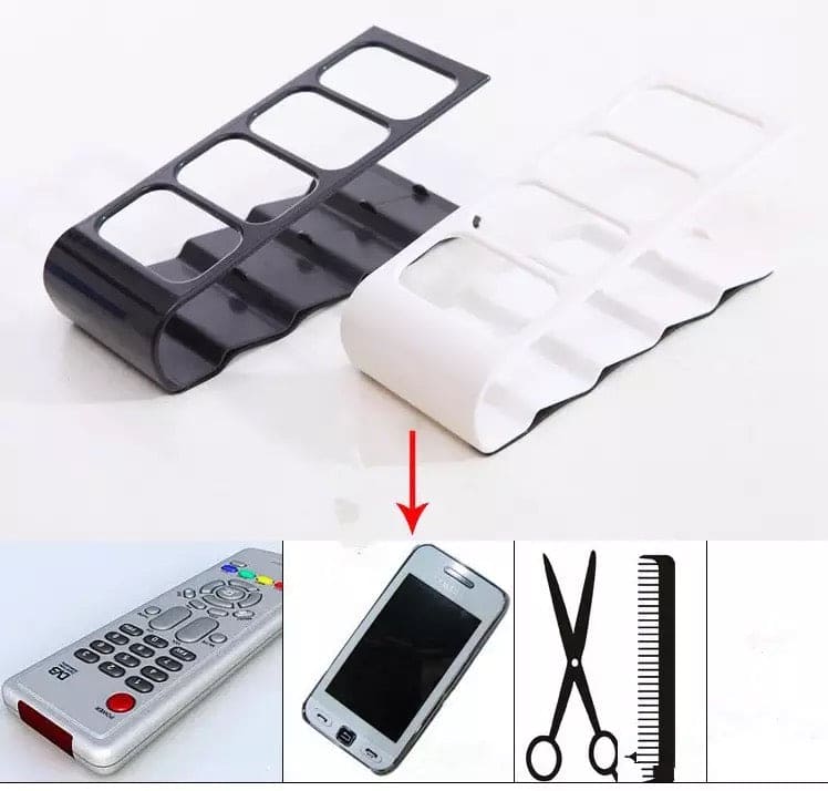 Metal Remote Control Organizer, 4 Layer Smart Metal Remote Stand, Stainless Steel Multi Layer TV Remote Control Holder