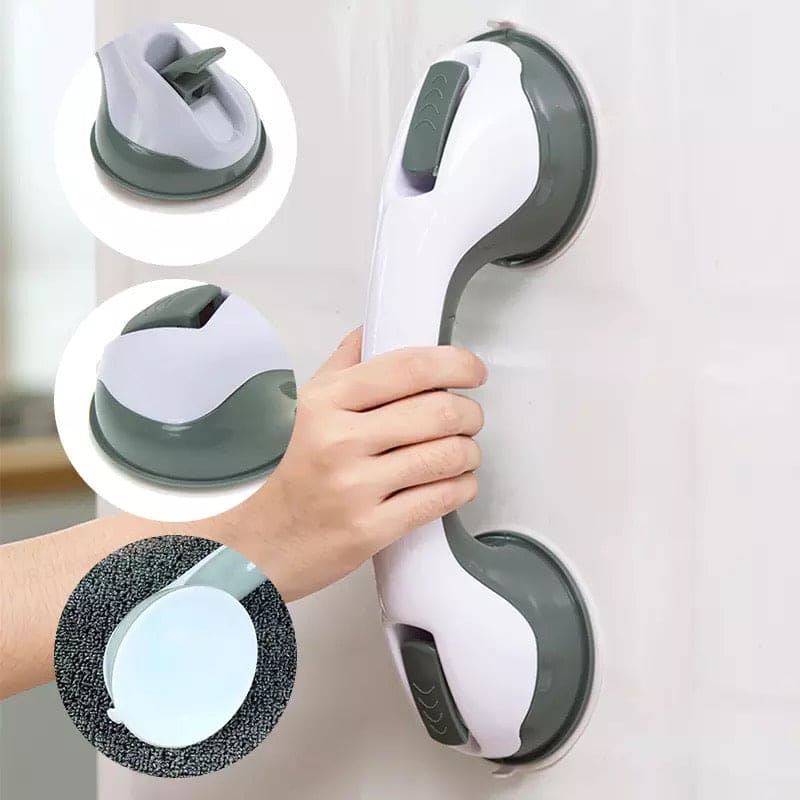 Newly Bathroom Safety Grab Bar, Non Slip Support Toilet Handle Vacuum Suction Cup, Vacuum Sucker Suction Cup Handrail, Auxiliary Shower Handle