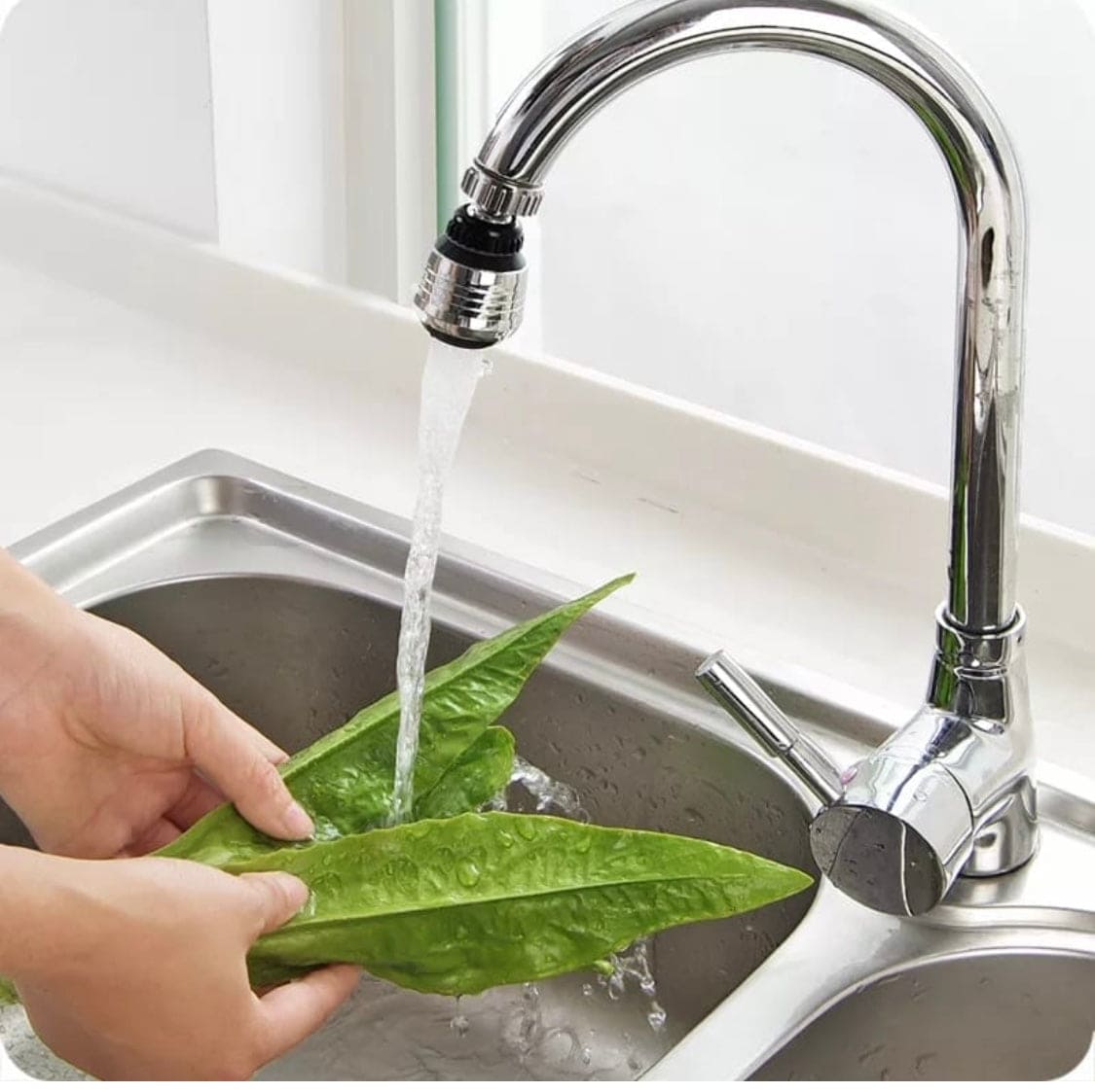 Faucet Extender, 360˚ High Pressure Faucet Nozzle, Filter Faucet Extension Nozzle Tap Connector, Water Saving Tap