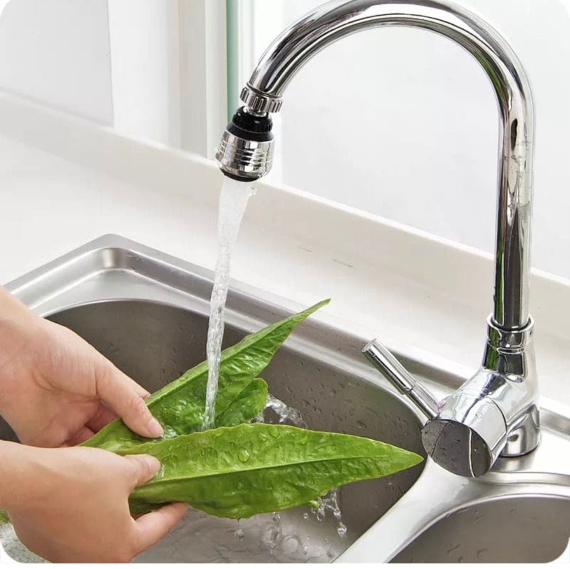 Faucet Extender, 360˚ High Pressure Faucet Nozzle, Filter Faucet Exten ...