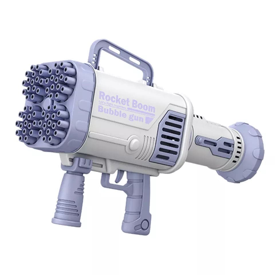 44 Holes Charging Electric Automatic Bubble Machine, Gatling Bubble Gun Toy, Heavy machine New Electric Bubble Gun, Summer Outdoor Soap Water Children Toy 44-Holes Big Gatlin Rocket Soap Bubbles Machine, Children Magic Bubble Blower Toy