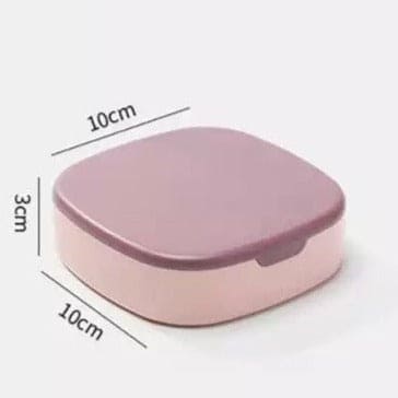 Mini Jewellery Box. Square Stud Earrings Box, Portable Small Travel Jewellery Storage Box, Women Girl Portable Earrings Ring Necklace Jewellery Case Organizer, Jewellery Organizer With Mirror, Earrings Lipstick Ring Storage Case