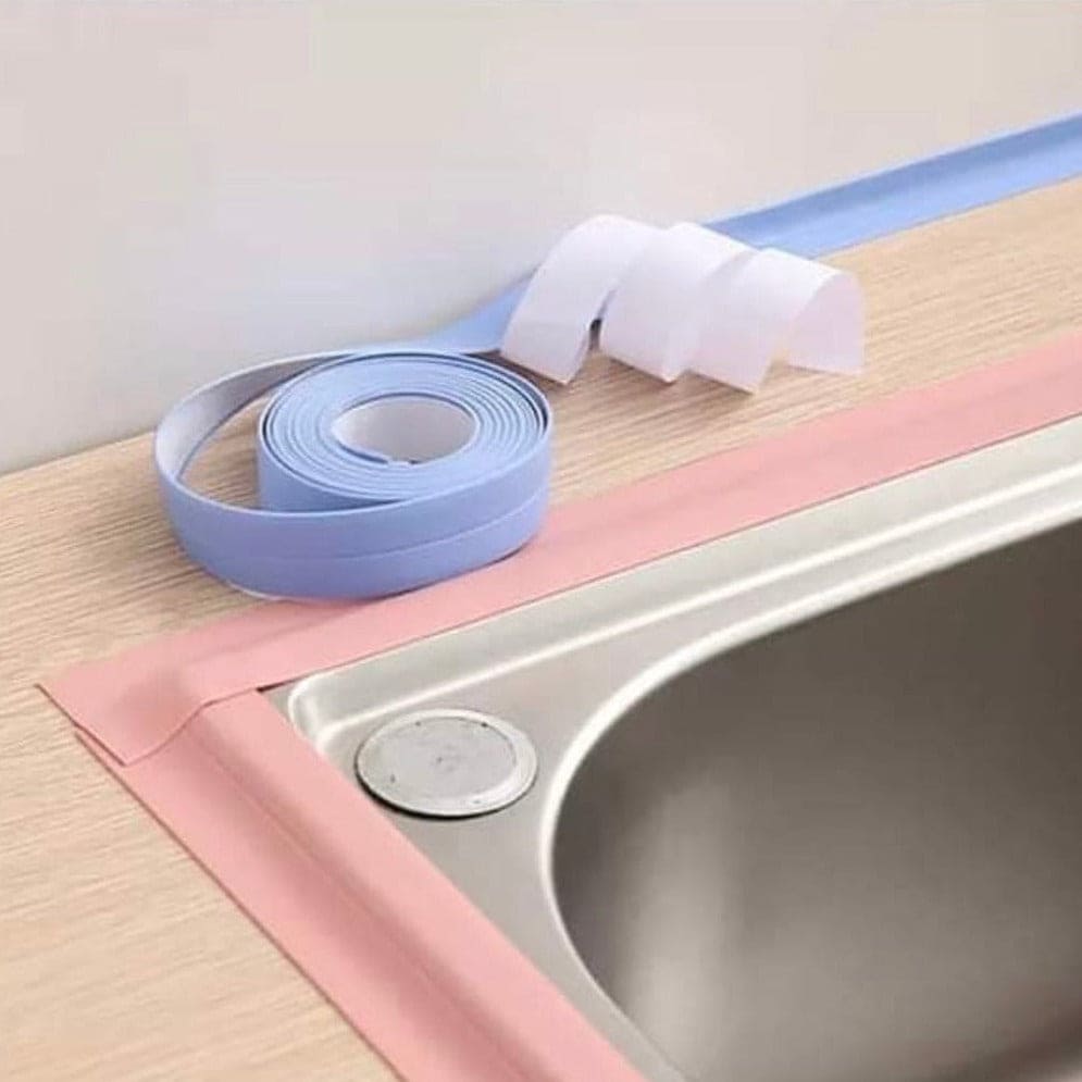 Kitchen Sink Strip Tape, Bathroom Kitchen Sealing Strip Stickers, Shower Sink Bath Sealing Strip Tape, Water Proof Mould Proof Tape