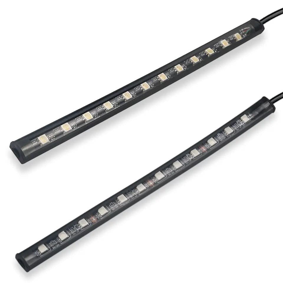 Car Strips Lights, RGB Interior Atmosphere Strip Light, Decorative Foot Lamp, Car Ambient Lights, Multicolor Music Car Strip Light, Under Dash Lighting Kit with Sound Active Function