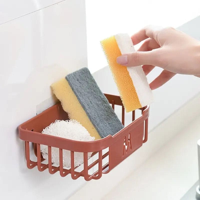 Square Hollow Tissue Box, Wall-Mounted Storage Organizer, Multipurpose Hollow Rack, Sticky Paper Storage Box, Multifunction Storage Basket, Compact Caddy Organizer