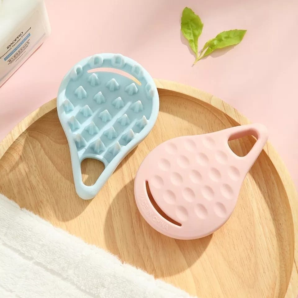 Silicone Shampoo Scalp Brush, Washing Hair Massager, Comb Slimming Massage Brush, Adult Cleansing Scalp, Anti Itch Wet And Dry Silicone Scratcher, Scalp Massaging Shampoo Brush