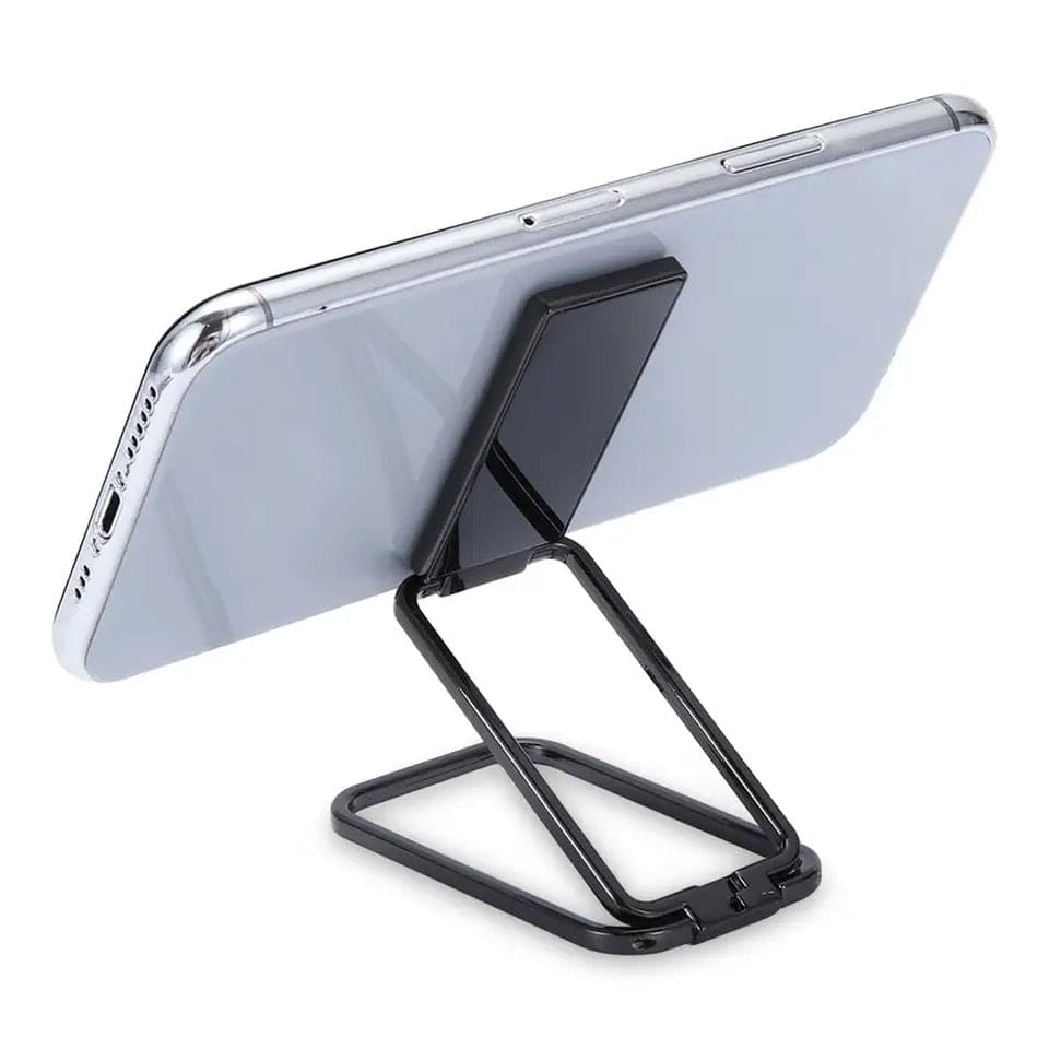 Double Magnetic Phone Holder, Foldable Desk Stand For Mobile Phone, Metal Car Phone Bracket Holder, Lazy Simplicity Convenient Stand, 360 Rotation Foldable Phone Stand, Retractable Magnetic Ring Holder