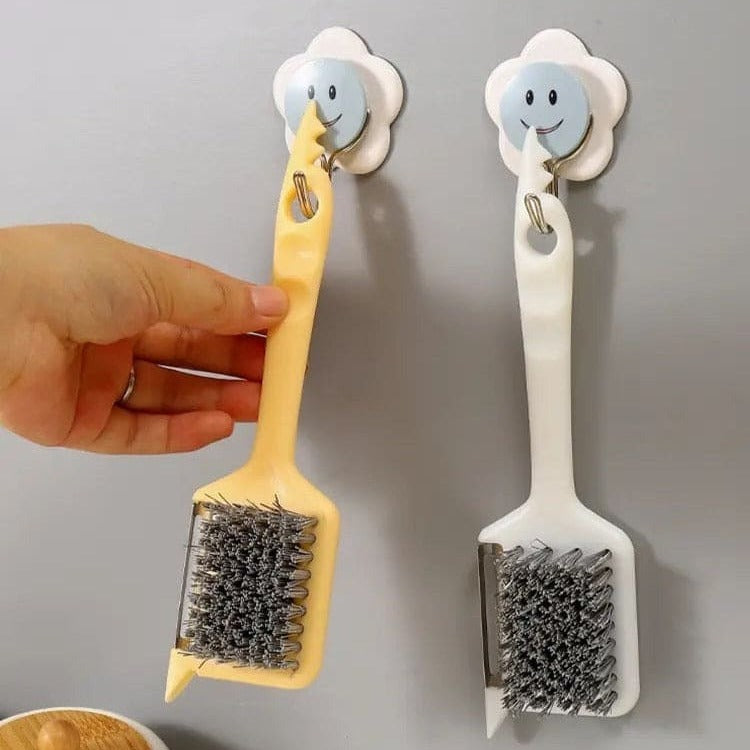 5 In 1 Sharp Peeler, Fruit Peeler With Brush, Kitchen Vegetable Cleaning Brush, Plastic Vegetable Fruit Peeler, Creative Vegetable Fruit Peeler Peeler for Brush  Home Kitchen Tool